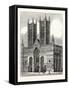 West Front of Lincoln Cathedral-null-Framed Stretched Canvas