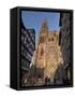 West Front of Notre-Dame Gothic Cathedral, From Rue Merciere, Strasbourg, Alsace, France, Europe-null-Framed Stretched Canvas