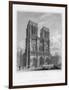 West Front of Notre Dame, Paris, France, 1822-Robert Sands-Framed Giclee Print