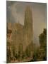 West Front of Notre Dame, Rouen-David Roberts-Mounted Giclee Print