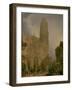 West Front of Notre Dame, Rouen-David Roberts-Framed Giclee Print