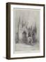 West Front of Peterborough Cathedral-Herbert Railton-Framed Giclee Print