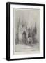 West Front of Peterborough Cathedral-Herbert Railton-Framed Giclee Print