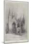 West Front of Peterborough Cathedral-Herbert Railton-Mounted Giclee Print