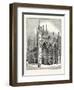 West Front of Peterborough Cathedral-null-Framed Giclee Print