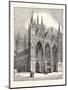 West Front of Peterborough Cathedral-null-Mounted Giclee Print