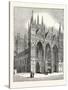 West Front of Peterborough Cathedral-null-Stretched Canvas