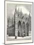 West Front of Peterborough Cathedral-null-Mounted Giclee Print