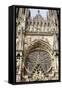 West front of Reims cathedral, Reims, Marne, France-Godong-Framed Stretched Canvas