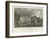 West Front of Spains Hall, Finchingfield, Essex, the Seat of John Ruggles Brice, Esquire-William Henry Bartlett-Framed Giclee Print