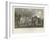 West Front of Spains Hall, Finchingfield, Essex, the Seat of John Ruggles Brice, Esquire-William Henry Bartlett-Framed Giclee Print