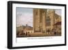 West Front of St. Patrick's Cathedral, 1793-James Malton-Framed Art Print