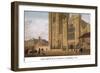 West Front of St. Patrick's Cathedral, 1793-James Malton-Framed Art Print