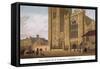 West Front of St. Patrick's Cathedral, 1793-James Malton-Framed Stretched Canvas