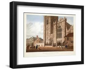 West Front of St. Patrick's Cathedral, Dublin, 1793-James Malton-Framed Giclee Print