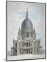 West Front of St Paul's Cathedral, City of London, 1780-Thomas Malton II-Mounted Premium Giclee Print