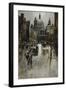 West Front of St. Paul's from Ludgate Hill-Joseph Pennell-Framed Giclee Print