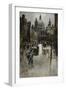 West Front of St. Paul's from Ludgate Hill-Joseph Pennell-Framed Giclee Print