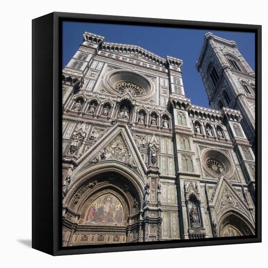 West Front of the Basilica Di Santa Maria Del Fiore, 14th-15th Century-Giotto-Framed Stretched Canvas