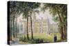 West Front of the New Building of St. John's College, Cambridge-Richard Bankes Harraden-Stretched Canvas
