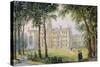 West Front of the New Building of St. John's College, Cambridge-Richard Bankes Harraden-Stretched Canvas