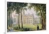 West Front of the New Building of St. John's College, Cambridge-Richard Bankes Harraden-Framed Giclee Print