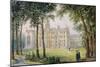 West Front of the New Building of St. John's College, Cambridge-Richard Bankes Harraden-Mounted Giclee Print