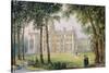 West Front of the New Building of St. John's College, Cambridge-Richard Bankes Harraden-Stretched Canvas