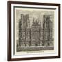 West Front of Wells Cathedral-null-Framed Giclee Print