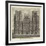 West Front of Wells Cathedral-null-Framed Giclee Print