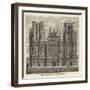West Front of Wells Cathedral-null-Framed Giclee Print