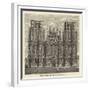 West Front of Wells Cathedral-null-Framed Giclee Print