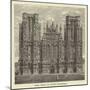West Front of Wells Cathedral-null-Mounted Giclee Print