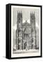 West Front of York Minster-null-Framed Stretched Canvas