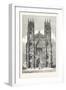 West Front of York Minster-null-Framed Giclee Print