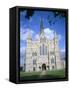 West Front, Salisbury Cathedral, Salisbury, Wiltshire, England, United Kingdom-David Hunter-Framed Stretched Canvas