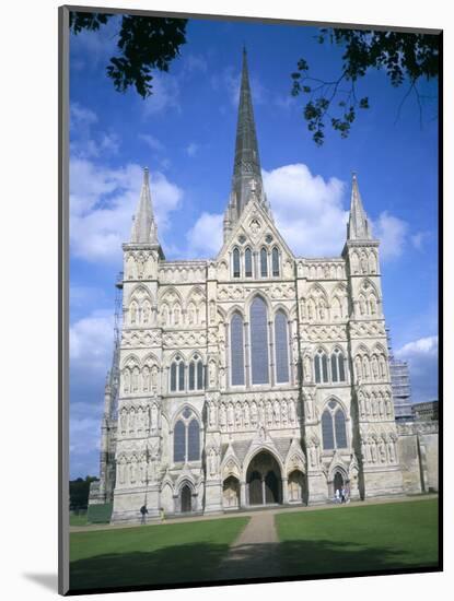 West Front, Salisbury Cathedral, Salisbury, Wiltshire, England, United Kingdom-David Hunter-Mounted Photographic Print