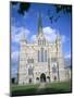 West Front, Salisbury Cathedral, Salisbury, Wiltshire, England, United Kingdom-David Hunter-Mounted Photographic Print