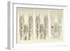 West Front Tower-Nicholas Hawksmoor-Framed Art Print