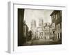 West Front, York Minster, from Lendall Street, 1845 (B/W Photo)-William Henry Fox Talbot-Framed Giclee Print