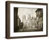 West Front, York Minster, from Lendall Street, 1845 (B/W Photo)-William Henry Fox Talbot-Framed Premium Giclee Print