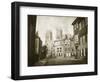 West Front, York Minster, from Lendall Street, 1845 (B/W Photo)-William Henry Fox Talbot-Framed Premium Giclee Print