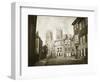 West Front, York Minster, from Lendall Street, 1845 (B/W Photo)-William Henry Fox Talbot-Framed Premium Giclee Print