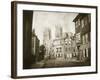 West Front, York Minster, from Lendall Street, 1845 (B/W Photo)-William Henry Fox Talbot-Framed Giclee Print