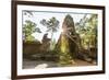 West Gate at Ta Prohm Temple (Rajavihara)-Michael Nolan-Framed Photographic Print