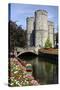West Gate Towers, Canterbury, Kent-Peter Thompson-Stretched Canvas