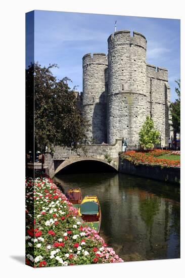 West Gate Towers, Canterbury, Kent-Peter Thompson-Stretched Canvas