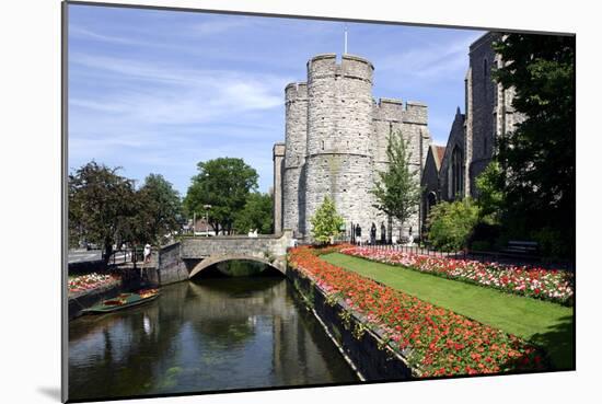 West Gate Towers, Canterbury, Kent-Peter Thompson-Mounted Photographic Print