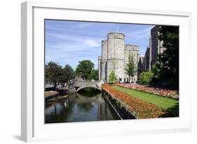 West Gate Towers, Canterbury, Kent-Peter Thompson-Framed Photographic Print