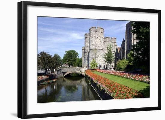 West Gate Towers, Canterbury, Kent-Peter Thompson-Framed Photographic Print